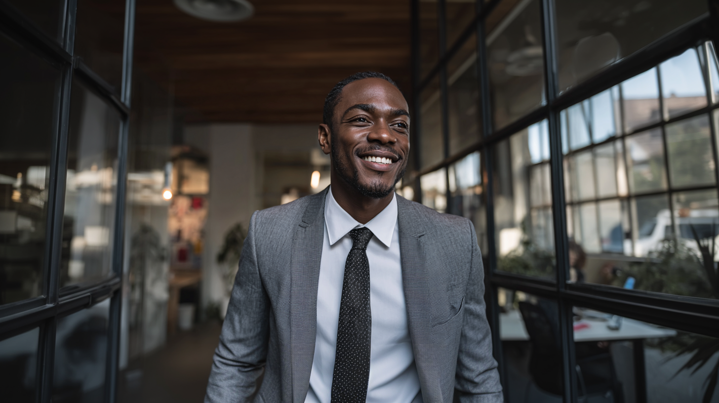 A leader in a workplace setting