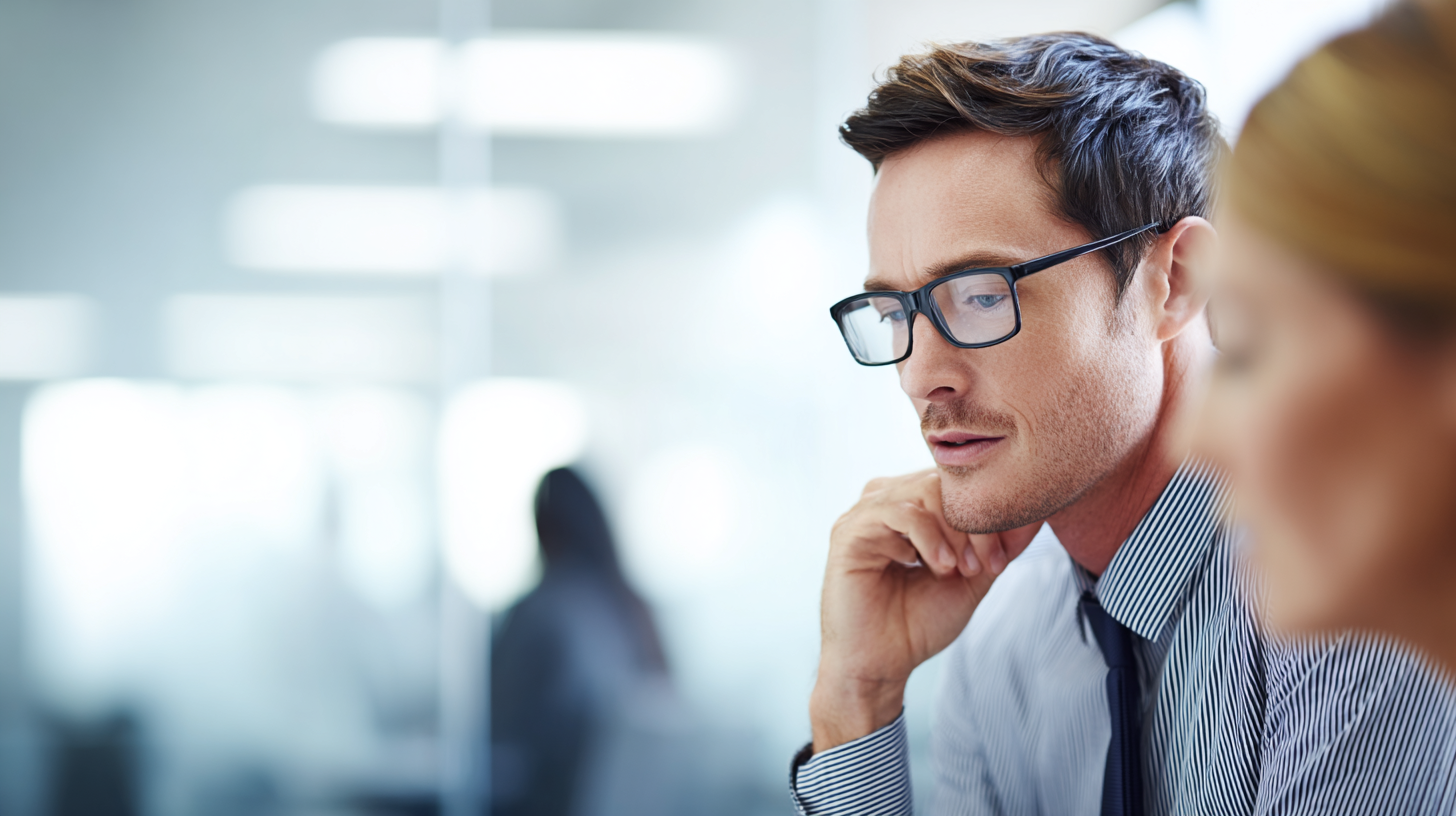 A leader reflecting between conversations
